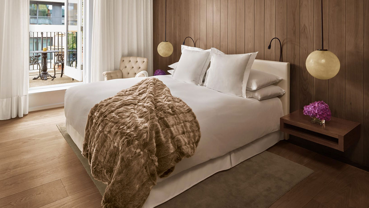 Designer Fur Blanket Throw Cream 140x200cm Luxury Hotel Collection RRP £69 