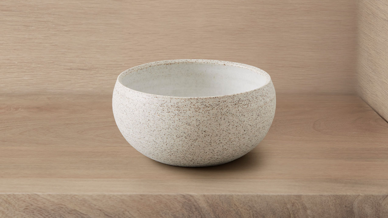 Ceramic Bowl + Plate for Tides, Reykjavik 2